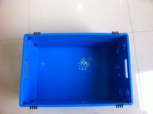 600*500*230 mm opvouwbare stevige kleine plastic kratten voor fruit