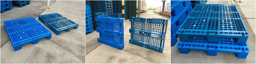 Heavy duty hdpe single face perforated nestable large plastic pallet prices
