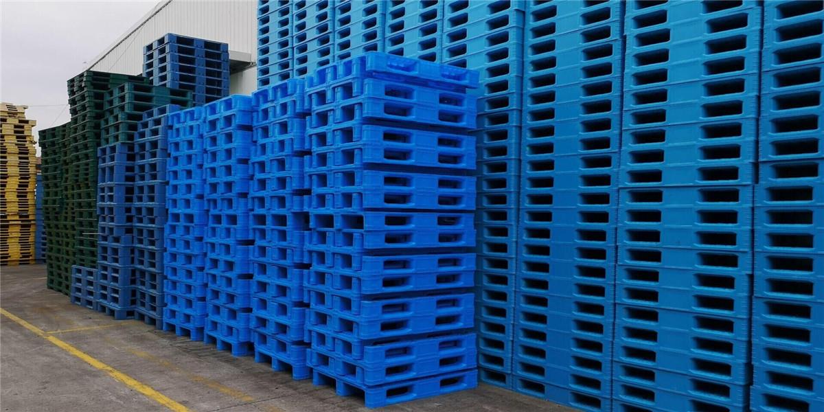 Blauwe kleur Koel bewaren Gebruik Plastic Pallet Klaar voor verzending