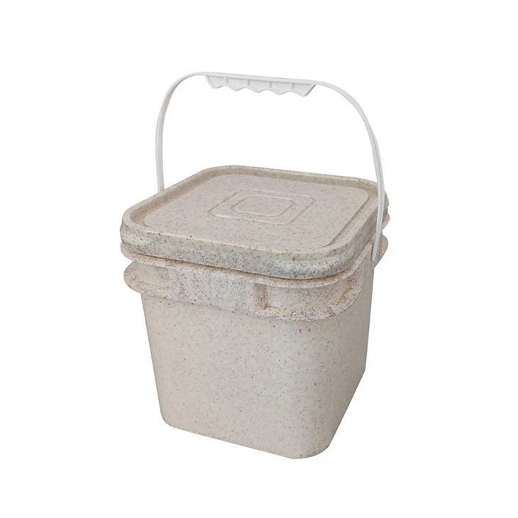 Food-grade Biodegradable Plastic Square Pail