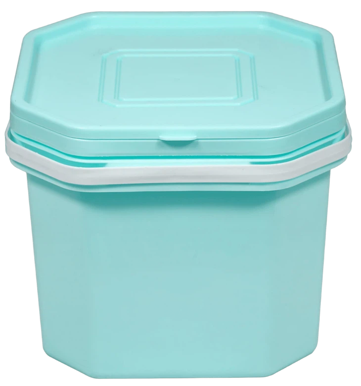 Octagonal Storage Plastic Bucket