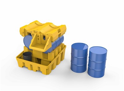 Gebundelde drumrek voor 4 drums