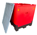 Opvouwbare transportpalletbox voor vloeistof