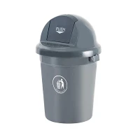 HDPE Ronde Afvalbak Groothandel Met Duwdeksel